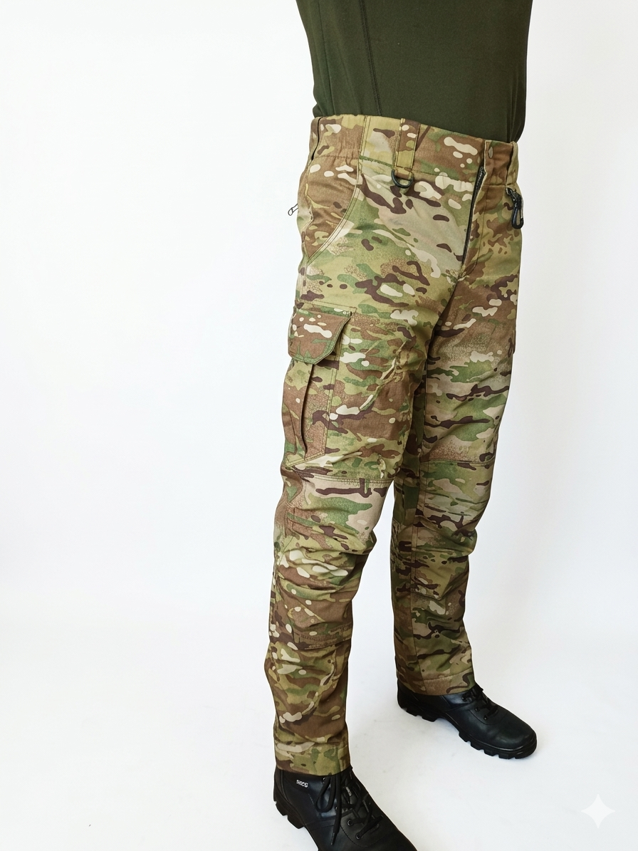 Утеплені тактичні штани FortPower MultiCam GEN III MM25 Утеплені тактичні штани мультикам